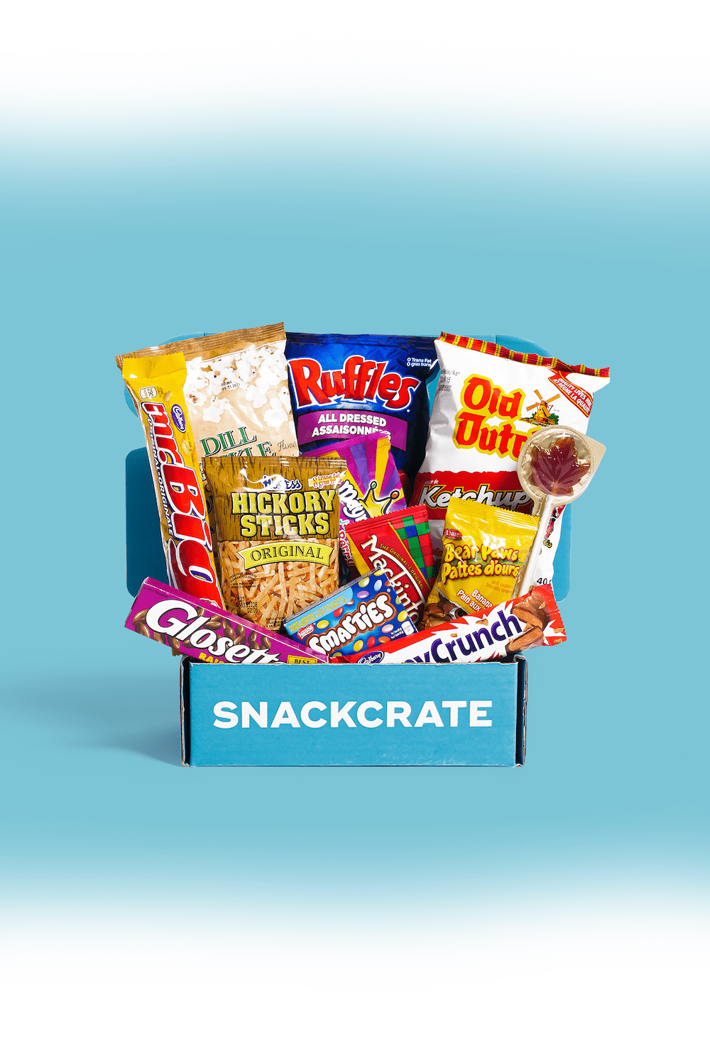 Canada snackcrate full of foreign snacks