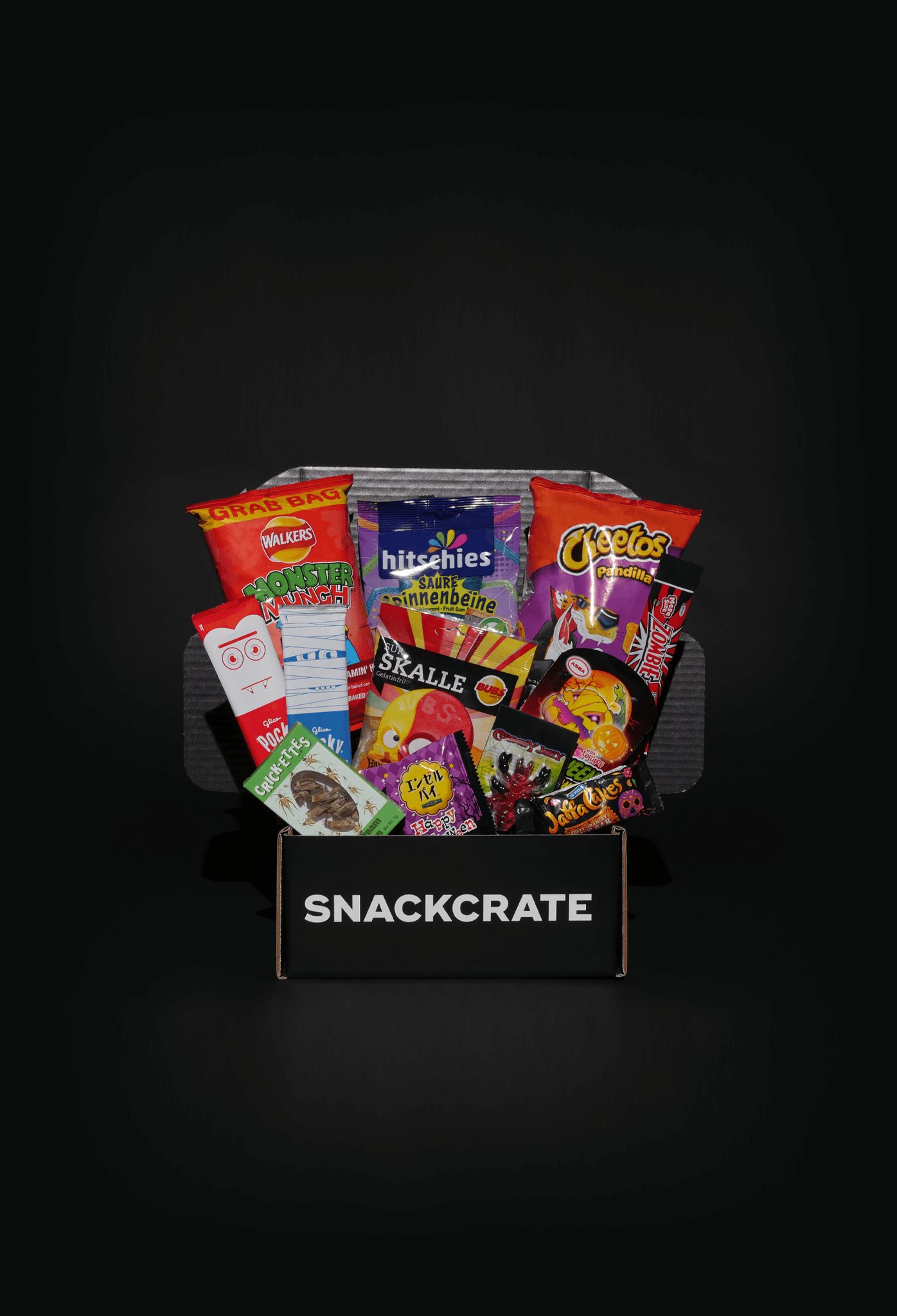 Halloween snackcrate full of foreign snacks