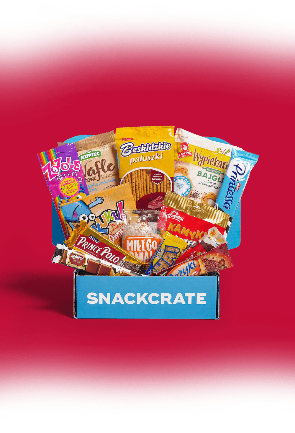 Poland snackcrate full of foreign snacks